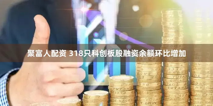 聚富人配资 318只科创板股融资余额环比增加